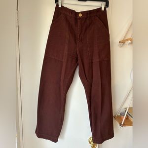 BIG BUD PRESS Fudgesicle Brown Work Pants